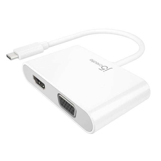 J5Create USB-C To VGA+HDMI+USB3.0+Power Delivery Adapter