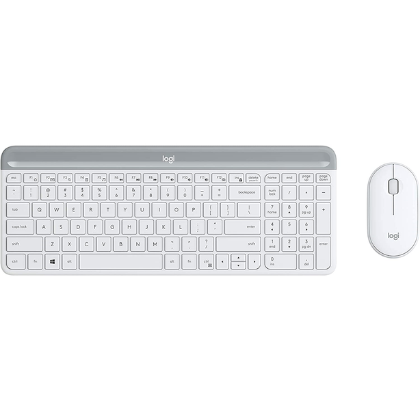 Logitech Mk470 Wireless Slim Combo Off White