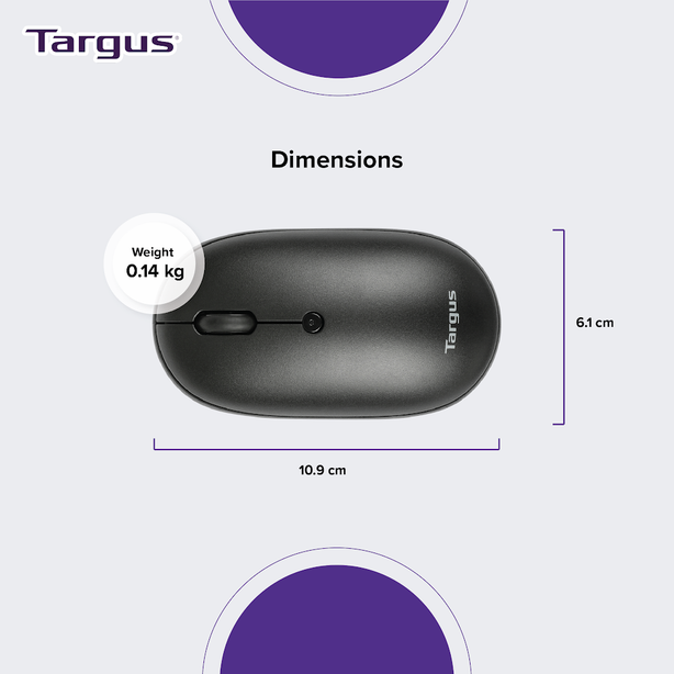 Targus B581 Compact and Multi-device Bluetooth Mouse