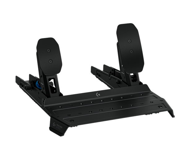 Logitech Rs Pedals Gas And Brake Add-On – Load Cell Brake, Contactless Throttle, Adjustable, Steel Frame, Anti-Slip