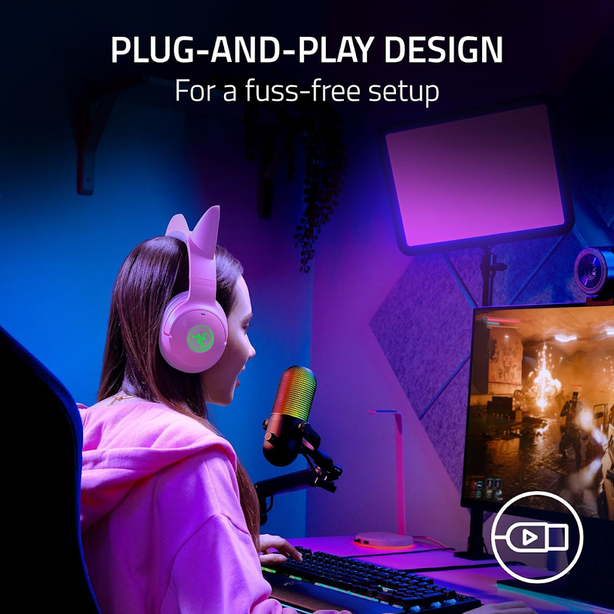 Razer Seiren V3 Chroma - Rgb Usb Microphone With Tap-To-Mute - Frml Packaging