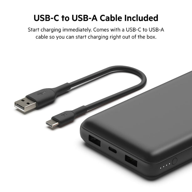 Belkin Boost Charge 20,000mAh USB-C Powerbank – White
