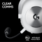 Logitech G Pro X 2 Lightspeed Bluetooth Wireless Gaming Headset White