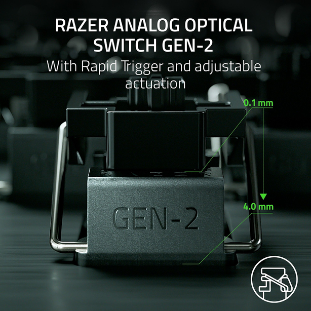 Razer Huntsman V3 Pro Mini - 60% Analog Optical Esports Keyboard - White Edition - US Layout – FRML