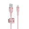 Belkin Usb-A To Lighting, Braid Sil, 1M, Pink Magnetic Management