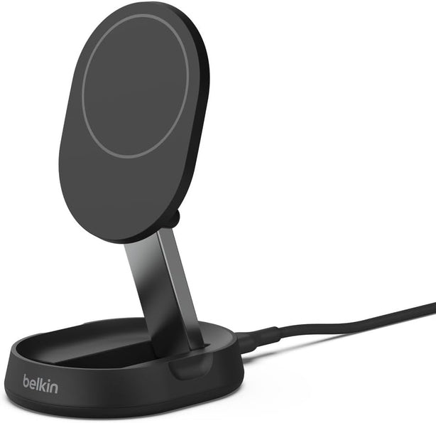 Belkin Qi2 15W Wireless Charging Travel Stand – Black