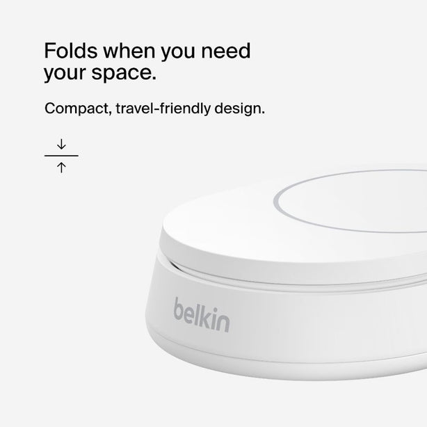 Belkin Qi2 15W Wireless Charging Travel Stand – Black