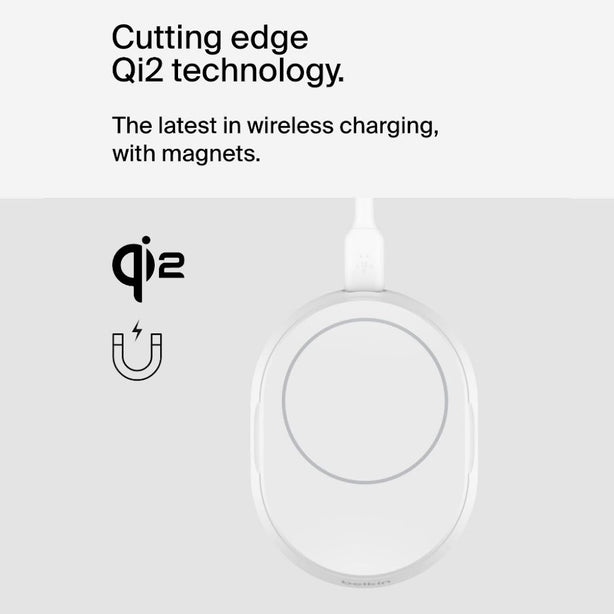 Belkin Qi2 15W Wireless Charging Travel Stand – Black