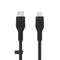 Belkin Usb-C To Lighting, Silicone, 1M, Black