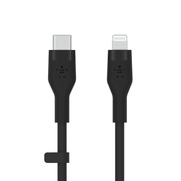 Belkin Usb-C To Lighting, Silicone, 1M, Black