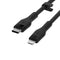Belkin Usb-C To Lighting, Silicone, 1M, Black