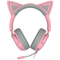 Razer Kraken Kitty V3 X Wired RGB Gaming Headset with Kitty Ears Ultra-Lightweight Quartz Edition - FRML - RZ04-05350100-R3M1