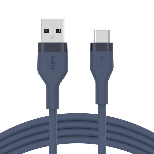 Belkin Usb-A To Usb-C, Silicone, 1M, Blue