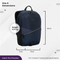 Targus Transpire Compact Everyday Backpack – Black Iris (Blue)