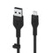 Belkin Usb-A To Lighting, Silicone, 1M, Black
