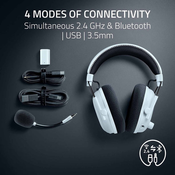Razer BlackShark V3 Pro - Wireless E-Sports Headset with ANC Noise Cancelling - 50 mm Audio Driver - Removable Microphone - RZ04-05400200-R3M1
