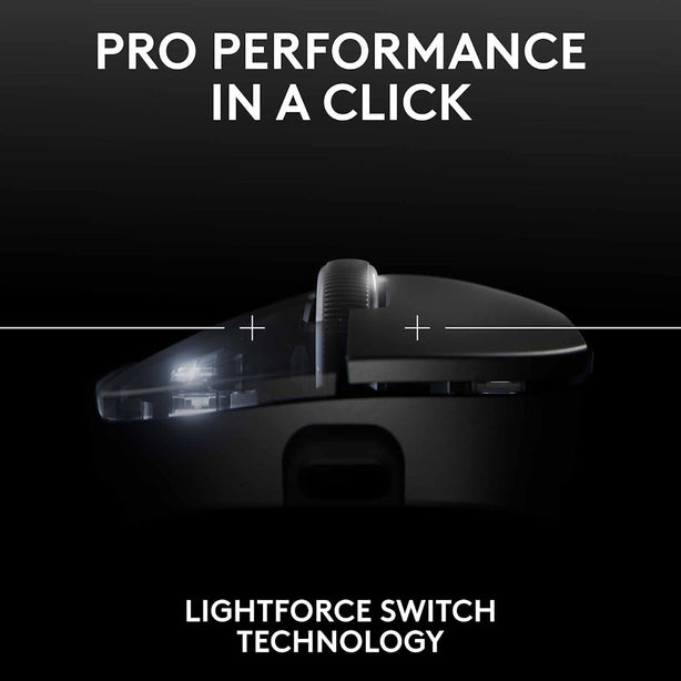 Logitech G Pro X Superlight 2 Dex Gaming Mouse Black – Performance Wireless