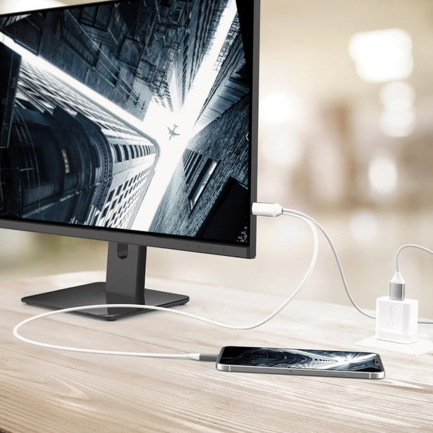 J5Create USB Type-C to 4K HDMI Cable with USB™ Type-A 5V pass-through