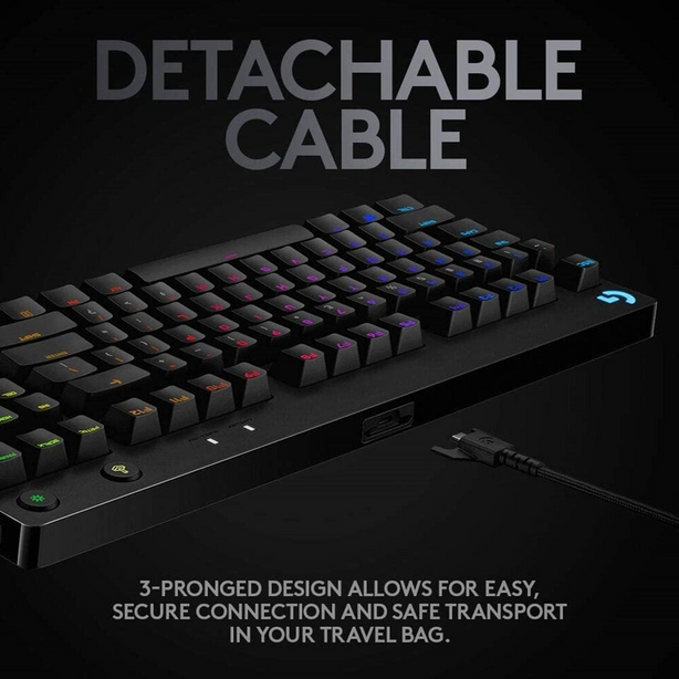 Logitech G Pro Mechanical Rgb Keyboard (Gx-Blue Clicky)