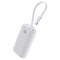 iWALK PowerMini 10000mAh Ultra-Compact Power Bank with Built-in Type-C Cable – 22.5W Fast Charging (UBP001)White