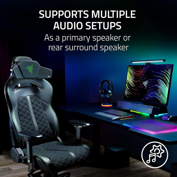 Razer Clio THX Spatial Audio Wireless Speaker Head Cushion Dual Speakers HyperSpeed Wireless Bluetooth Connectivity - FRML - RC81-04350101-R3M1