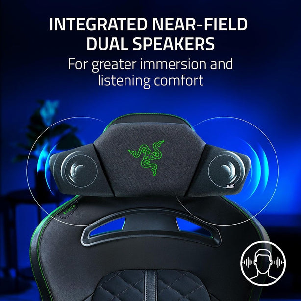 Razer Clio THX Spatial Audio Wireless Speaker Head Cushion Dual Speakers HyperSpeed Wireless Bluetooth Connectivity - FRML - RC81-04350101-R3M1