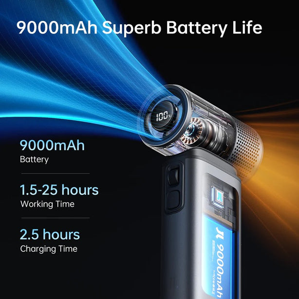 JISULIFE HANDHELD FAN ULTRA2-LIGHT BROWN