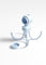 JISULIFE Stroller Fan LIFE4 Octopus 5000mAh Bladeless Fan 5-Speed Digital Display Portable – Blue