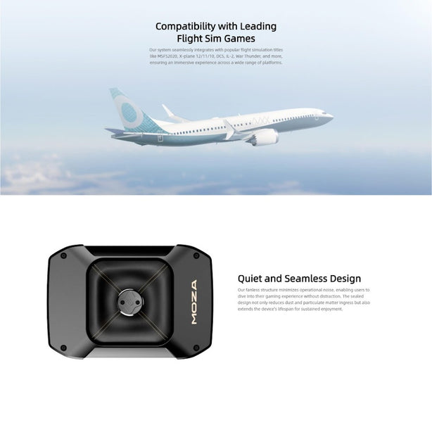 MOZA Racing AB9 Base Dual Servo 12Nm Flight Sim Force Feedback