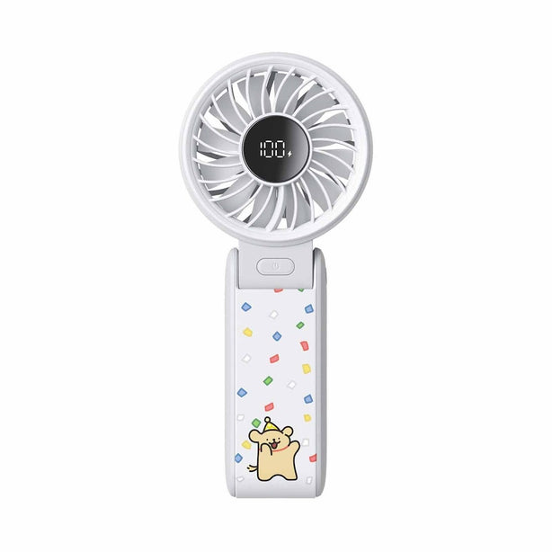 JISULIFE Handheld Fan LIFE7 5000mAh Mini Portable Fan 5.1m/s Wind Lightweight Rechargeable – Grey Maltese