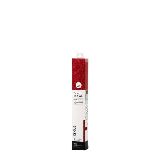 Cricut Smart Iron-On 33X91Cm 1 Sheet (Glitter Red)