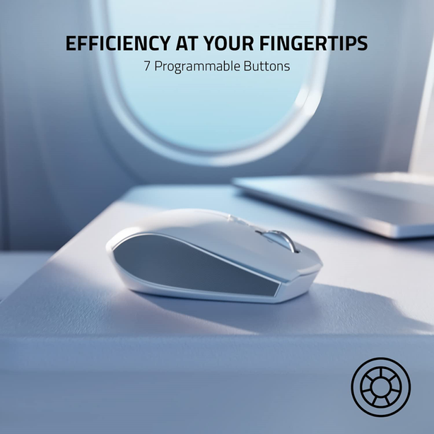 Razer Pro Click Mini - Compact Wireless Mouse for Productivity & Travel - White