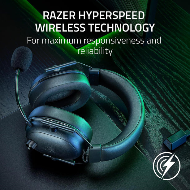 Razer Blackshark V2 Hyperspeed - Wireless Ultra-Lightweight Esports Headset - White Edition - Frml Packaging