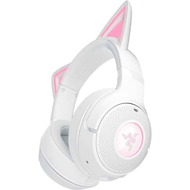 Razer Kraken Kitty V2 BT - Wireless Bluetooth RGB Headset with Kitty Ears - White Edition - FRML Packaging