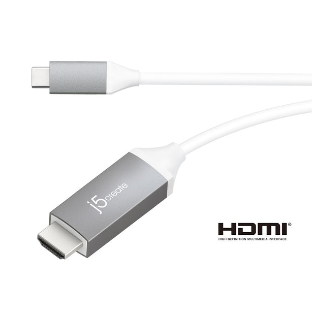 J5Create USB Type-C To 4K HDMI Cable 1.5M