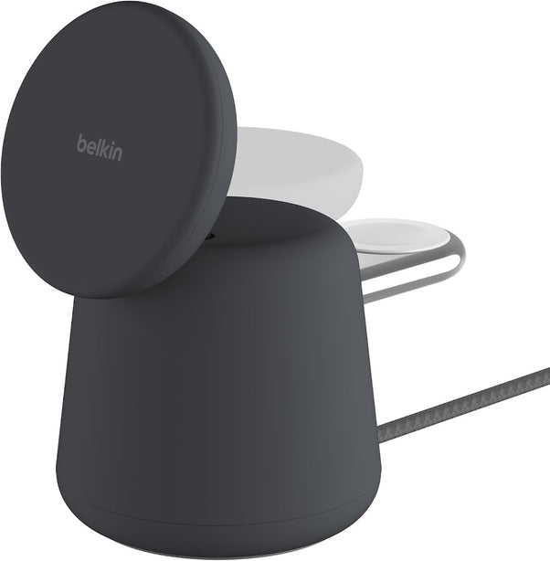 BELKIN MAGSAFE 15W CHR DOCK 2 in 1 CHARCOAL MASS