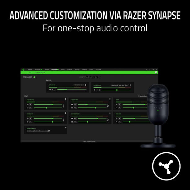 Razer Seiren V3 Mini - Ultra-Compact Usb Microphone - Quartz Edition - Frml Packaging