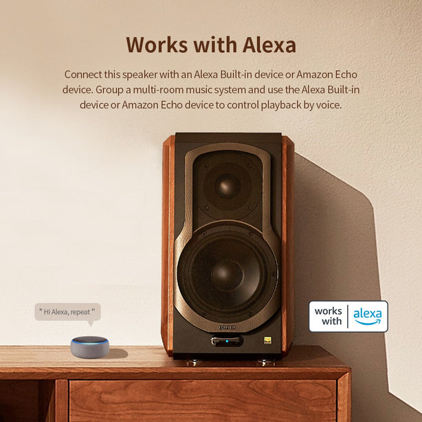 Edifier Bookshelf S1000W Wireless Hi-Fi Speaker 120W