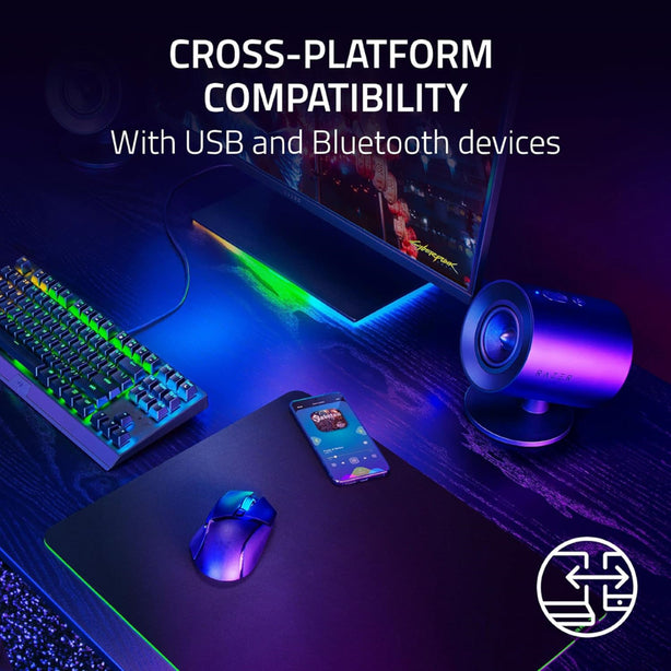 Razer Nommo V2 X - Full-Range 2.0 Pc Gaming Speakers - Eu/Idn/Rus//Ukr/Isr/Egy/Zaf + Uk/My/Sg/Uae/Sau Packaging