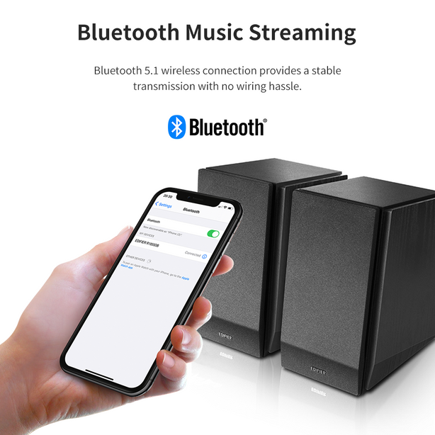 Edifier Bookshelf R1855Db Matte Black Bluetooth5.0 70W
