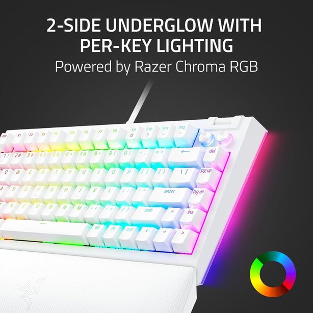 Razer Blackwidow V4 75% - Hot-Swappable Mechanical Gaming Keyboard - Us Layout - Frml