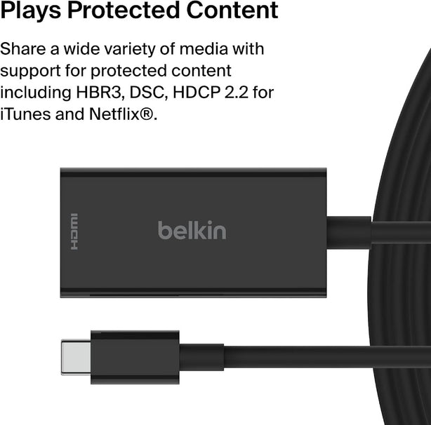 Belkin Usb-C To Hdmi Adapter 8K@30Hz And 4K@120Hz