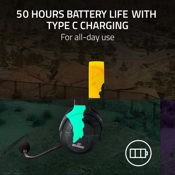 Razer Barracuda X (2022) - Wireless Multi-Platform Gaming And Mobile Headset - Pubg: Battlegrounds Edition - World Packaging