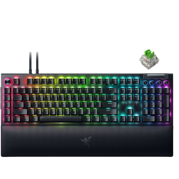 Razer Blackwidow V4 Pro - Mechanical Gaming Keyboard (Green Switch)