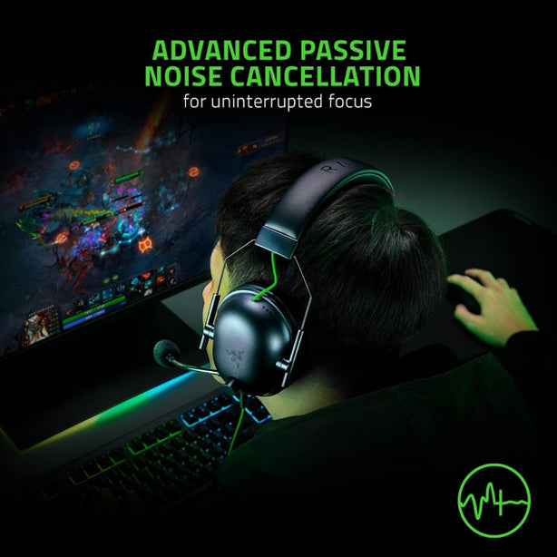 Razer Blackshark V2 X - Wired Gaming Headset - Quartz Edition