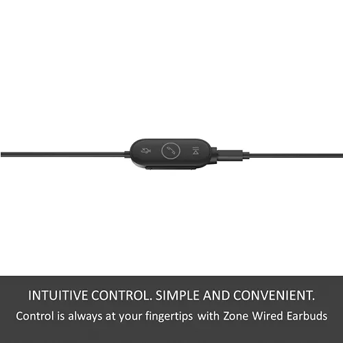 Logitech Zone Wired Earbuds UC 3.5mm/ Type-C/ USB-A