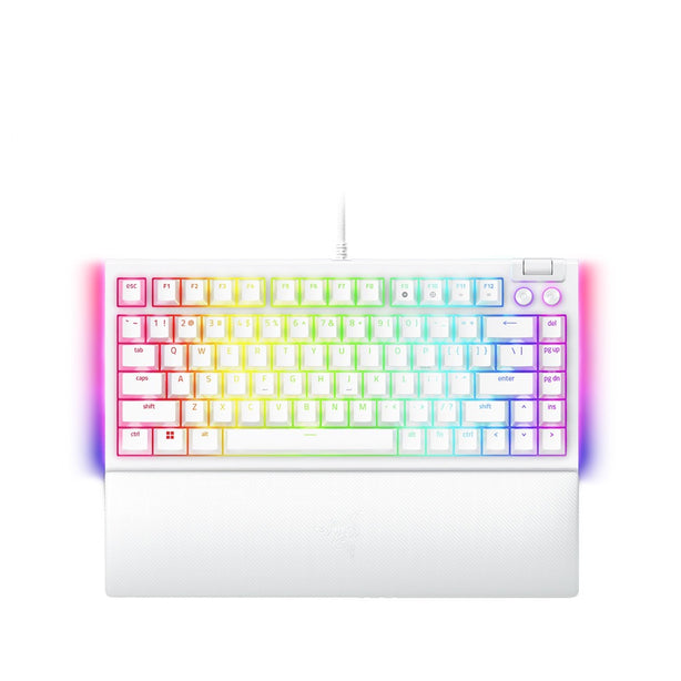 Razer Blackwidow V4 75% - Hot-Swappable Mechanical Gaming Keyboard - White Edition - Us Layout - World Packaging