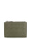 Bottega Veneta Woven Card Holder With Zip - Green