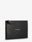 Givenchy Leather clutch bag with lettering logo on the front - Black