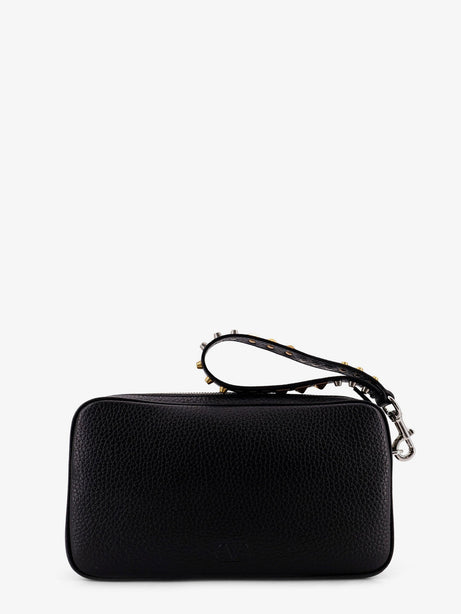 Valentino Garavani Valentino Garavani leather clutch - Nero